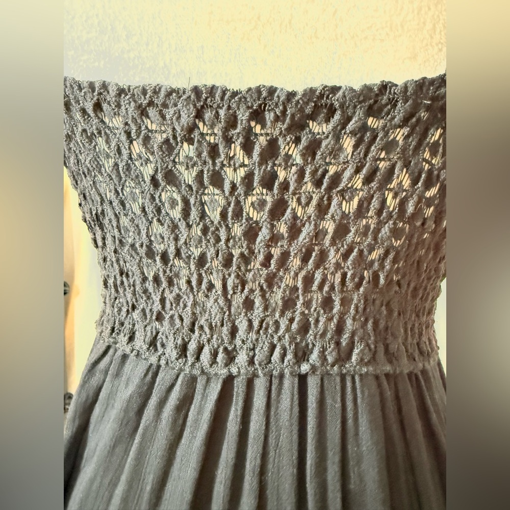 Free People Adella Maxi Slipdress With Sheer Lace Bodice And A Ruffled Skirt - Picture 10 of 13